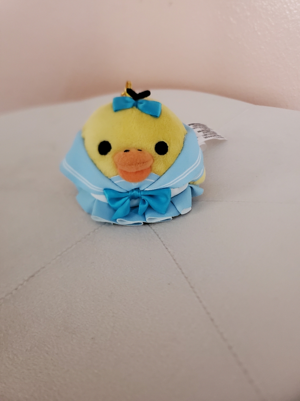 San-X Kiiroitori Rilakkuma Plush Keychain Sailor